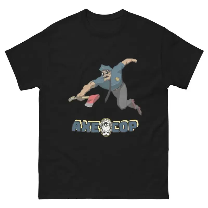 Axe Cop T Shirt Funny Cotton Animation Domination Humor