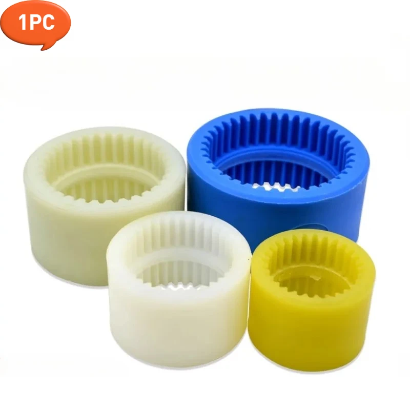 1PC Inner Tooth Nylon Sleeve Inner Tooth Gear Coupling Accessories Oil Pump Motor Special Joint High Torque Connection Sleeve