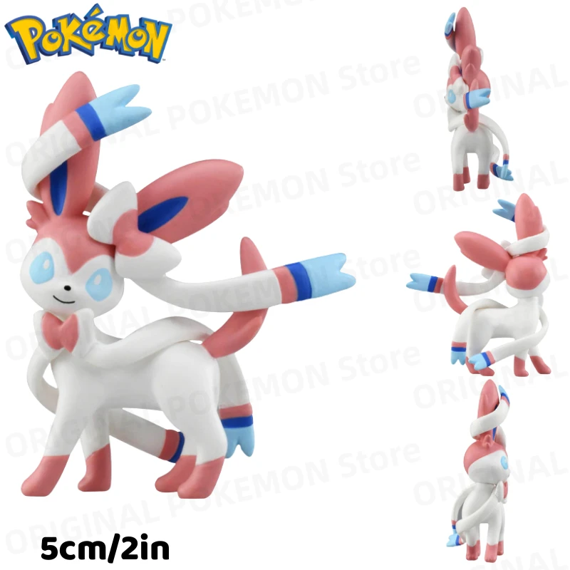 Original Takara Tomy Pokemon Figur Spielzeug Anime Mimikyu Lapras Snorlax Charizard Blastoise Eevee Action Figur PVC Modell Puppen 5