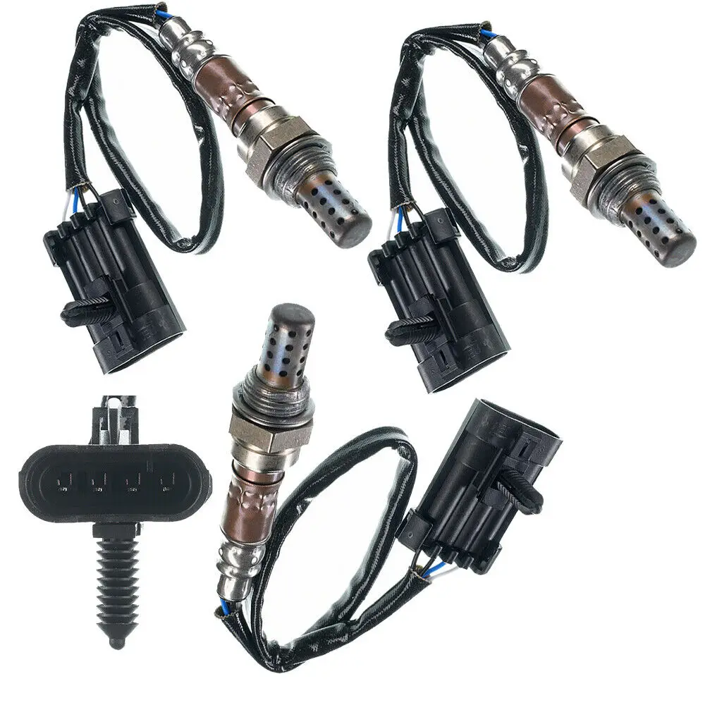 

3pcs Oxygen O2 Sensor For 1996-2000 2001 GMC Sonoma Jimmy V6 4.3L Up+Downstream