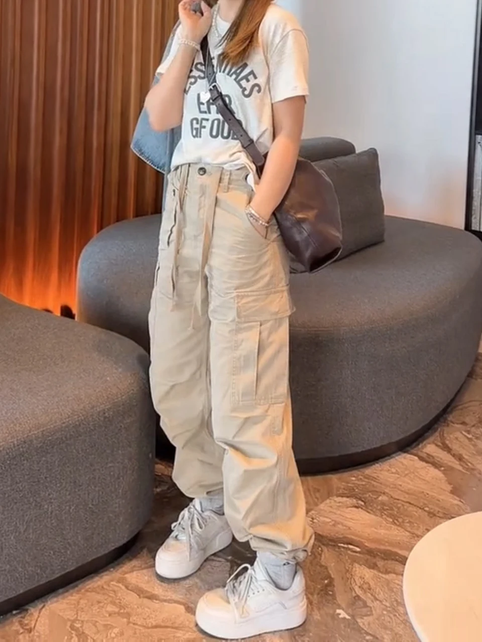 Cool American Style Wide Leg Jeans Women's Autumn 2026 New High Waist Straight Cut Casual Denim Pants for plus Size Ladies