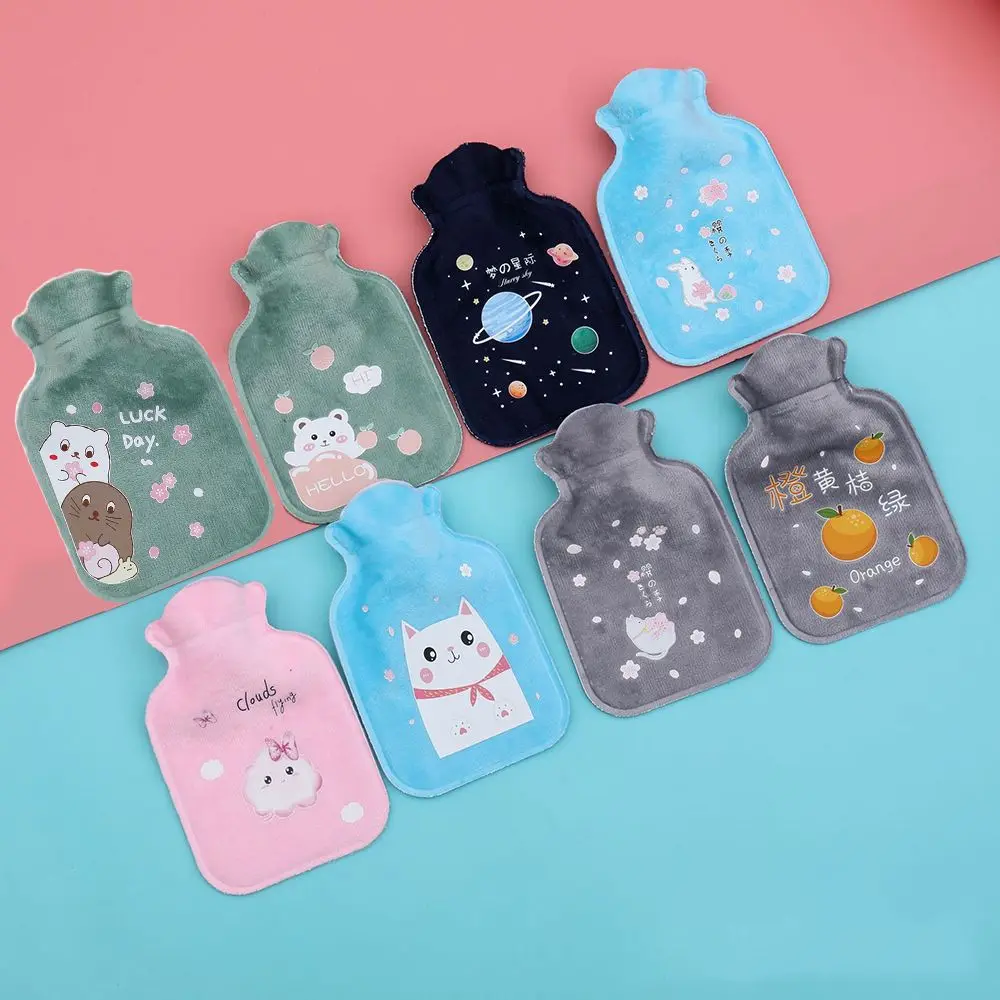 Mini Cute Explosion-proof Plush Warming Products Hot Water Bottles Water Injection