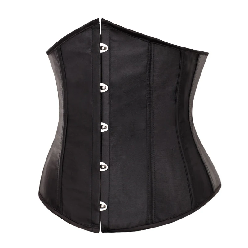 Underbust Corset Sexy Waist Slimming Corset Bustiers Body Shaper for Women Steampunk Lace-up Corset Belt Waist Trainer