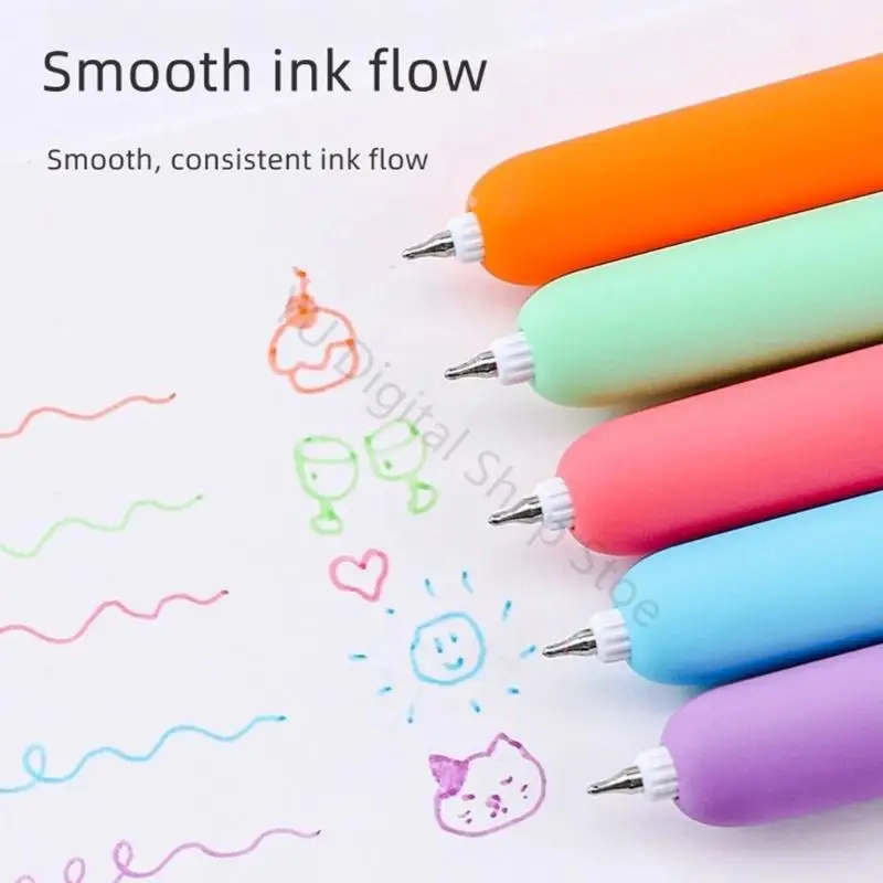 96BA 9-farbiges radierbares Gelstift-Set, 0,6 mm Gelstift für Planer-Tagebuch-Skizzen – Detail 5