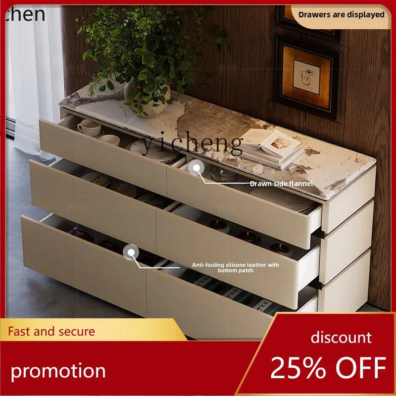 

HXL chest side cabinet custom marble bedroom TV