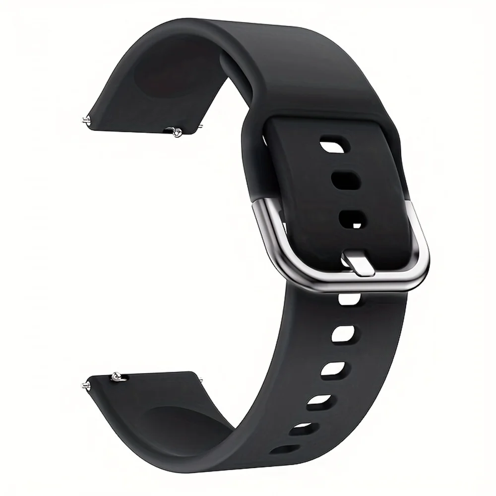 Straps For Samsung Galaxy watch 6/5/pro/4 Classic Silicone bracelet Huawei xiaomi watch GT 4-2e-3 pro 41mm 46mm  20mm 22mm band image 3