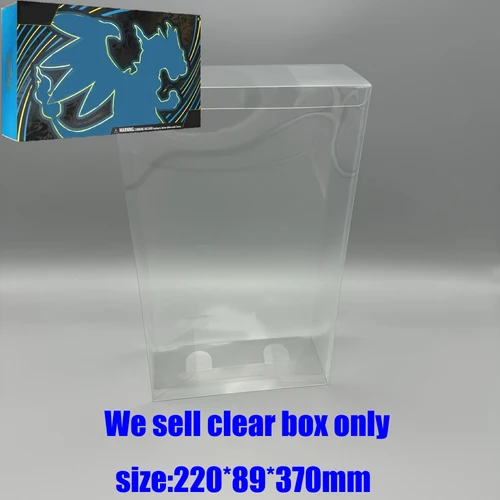 Imagen 2 del producto Para PTCG Mega Charizard X ex Mega Charizard X ex Caja de almacenamiento protectora coleccionable transparente