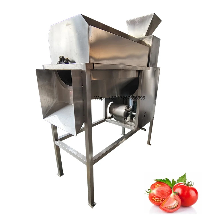 Automatic Tomato Seed Core Remover Extractor Tomato Paste Pulp Processing Machine Plant for Sale