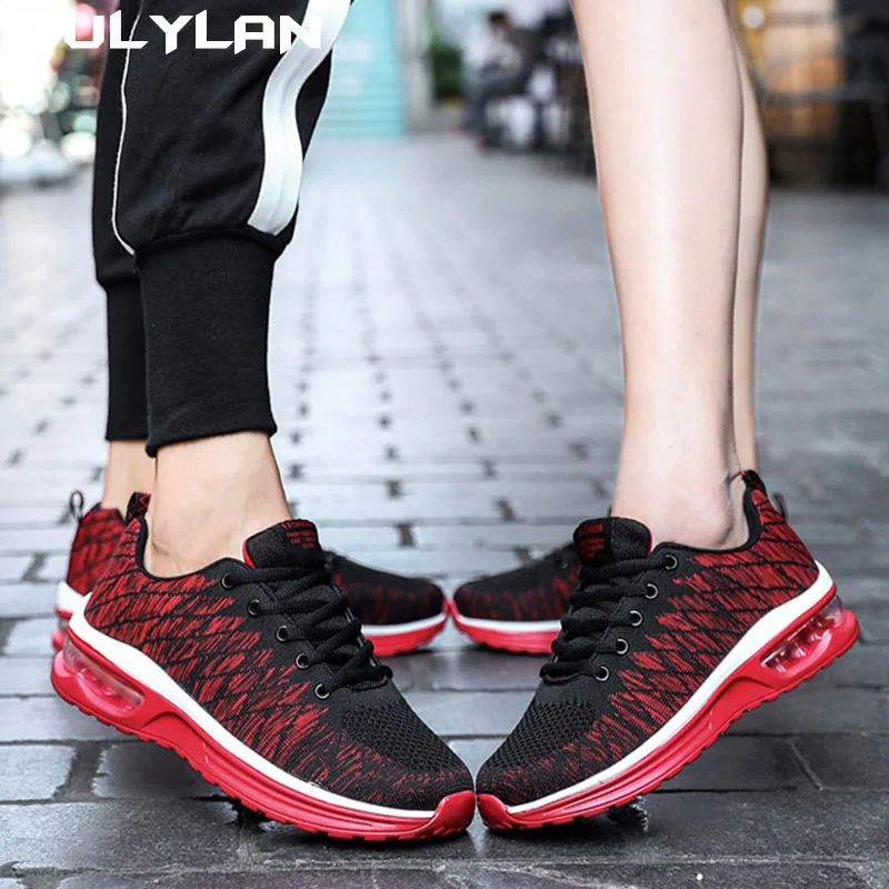 Oulylan Men Running Shoes Breathable Mesh Sports Shoes Women Brand Sneakers Lightweight Casual Tennis Shoes Luxury Male Tenis