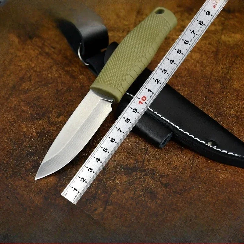 BM 200 البلاستيك شفرة مستقيمة D2 شفرة معدات التنزه التخييم العنصر الأساسي جميع الأغراض متعددة الوظائف سكين هدايا الرجال #3
