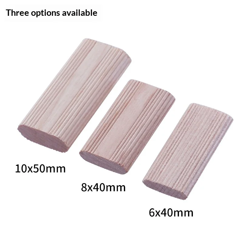 Domino Tenon, Solid Wood Tip, Woodworking Furniture Splicing Connector Tool