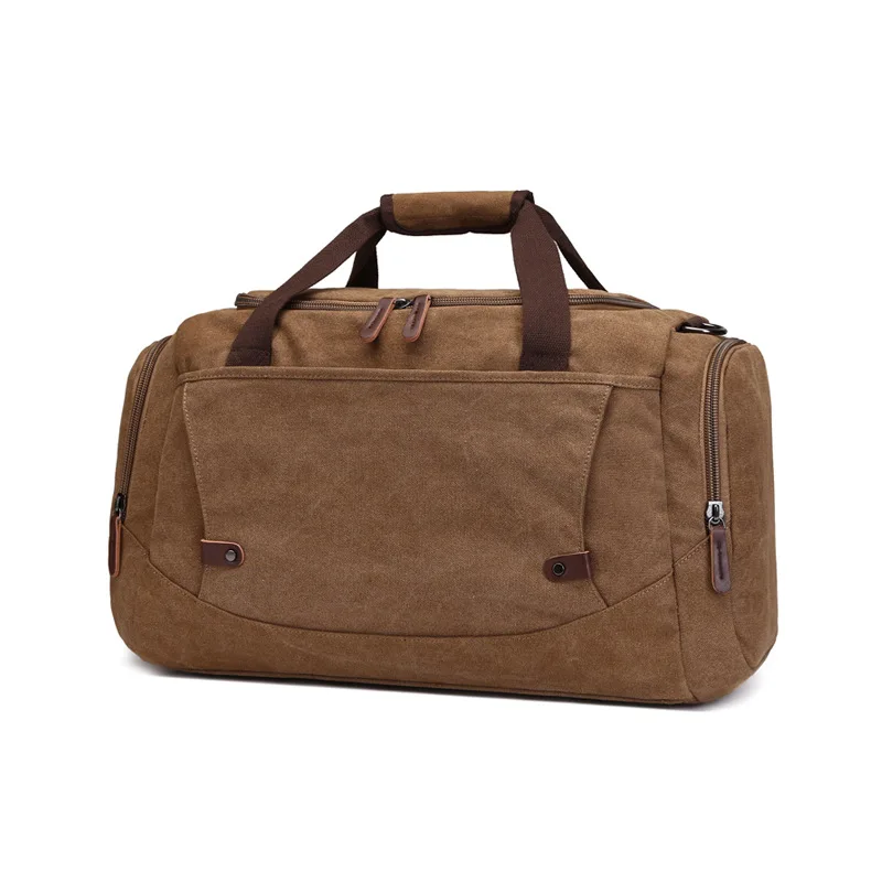 

Large Capacity Canvas Business Trip Men Women Travel Bag Shoulder Messenger Duffle Zipper Luggage Bag Suitcases and Travel Bags