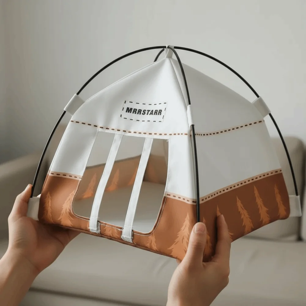 1:12 Schaal Camping Tent Model Decoratie Miniatuur Gesimuleerde Outdoor Tent Ornament Ob11 Kleine Tent Kerstcadeau