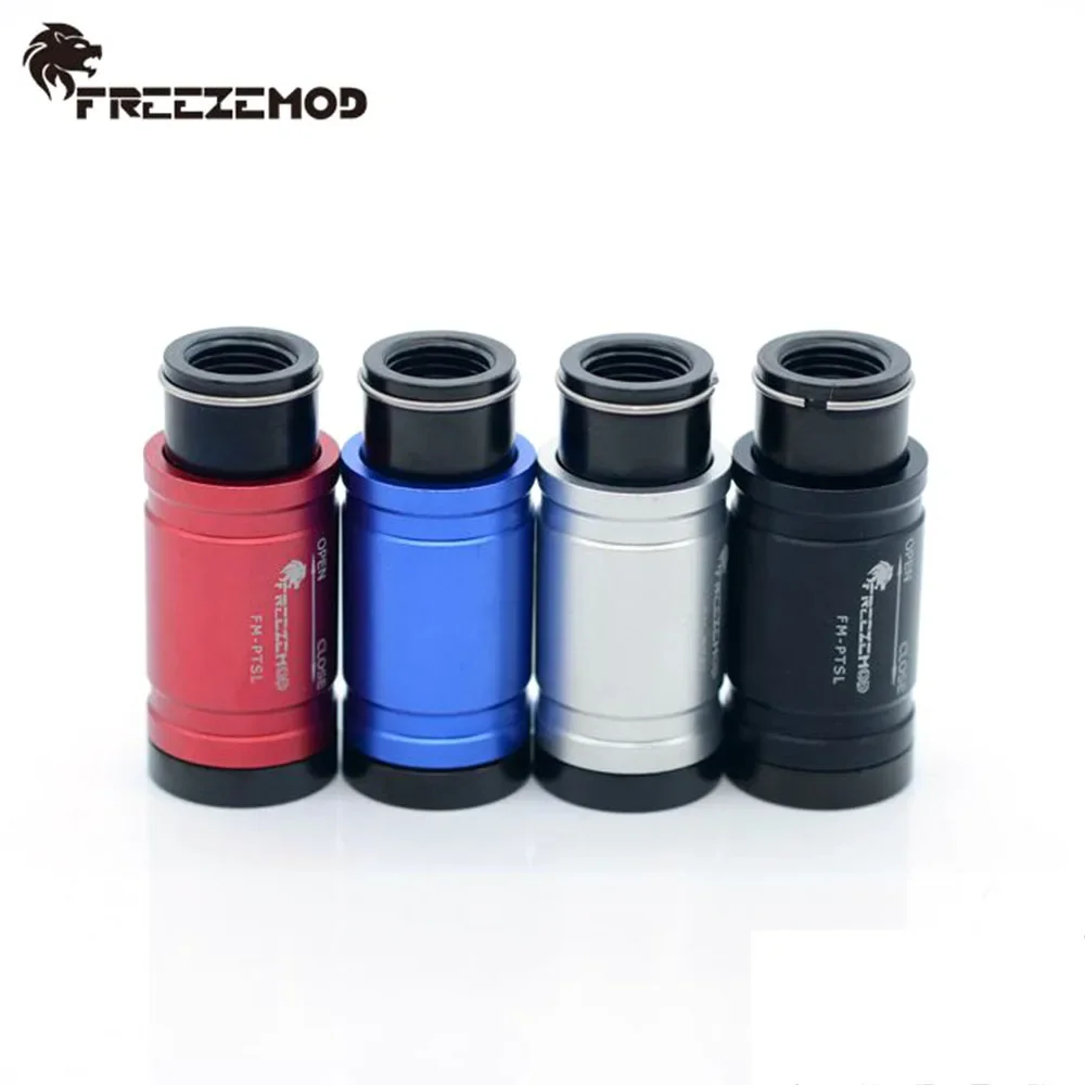 FREEZEMOD Dual Internal Tooth Stop Valve Adjustable Water Flow Valve Double Inner Copper Reservoir Install FM-PTSL