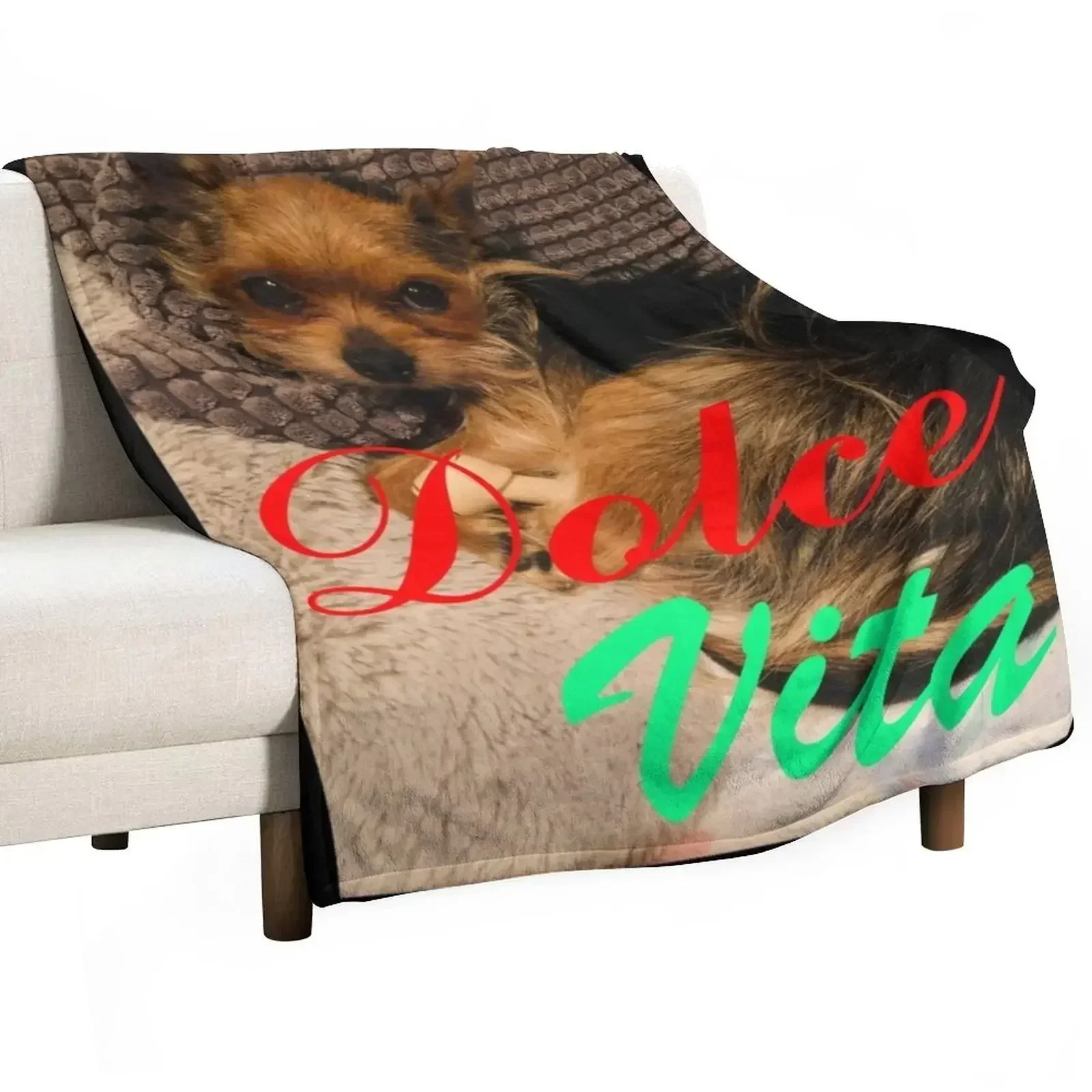 Dolce Vita Throw Blanket funny gift Thermals For Travel Thermal Beach Sofa Throw Summer Beddings Blankets