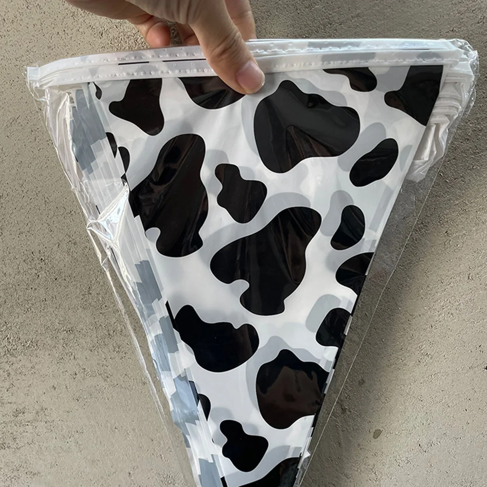 8 متر بقرة طباعة راية راية عطلة استحمام الطفل الحيوان البقرة طباعة راية راية رعاة البقر الغربية موضوع حفلة عيد ميلاد الديكور #4