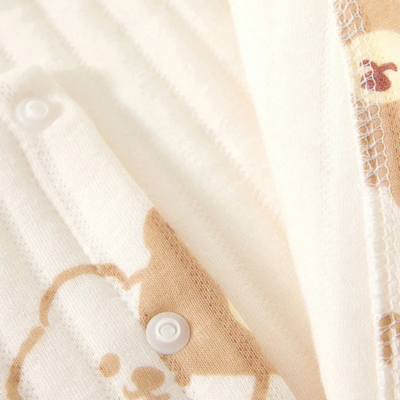 Dicker Baumwoll-Neugeborenen-Strampler Niedlicher Bären-Romper Säuglings-Krabbelkleidung Winter Langarm-Bodysuit Jungen Mädchen Kinder Einteiler Pyjama – Detail 5