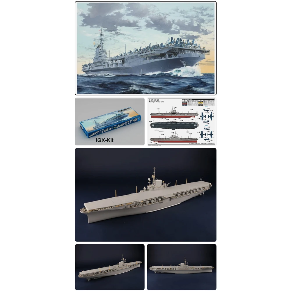 Trumpeter 05634 1/350 Scale USS Midway CV-41 CV41 Aircraft Carrier Ship Craft Assembly Plastic Model Craft Building Kit