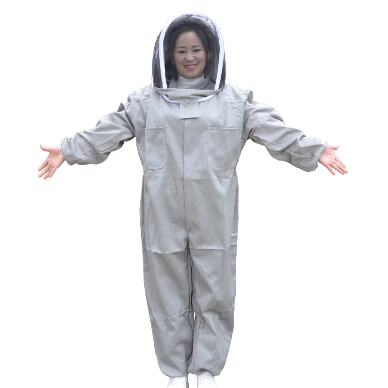 1 Set Professional Ventilated Full Body Beekeeping Bee Keeping Suit With Gloves