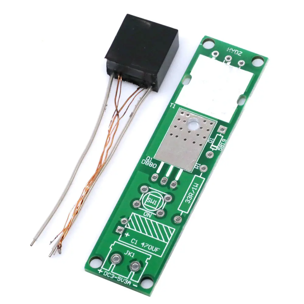 High Voltage Arc Igniter DIY Kit - DC 3-5V Input Arc Generator for Electronic Lighter Projects