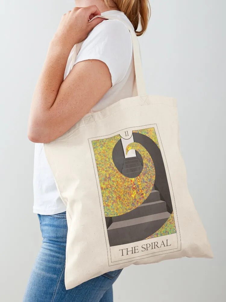 

The Spiral - The Magnus Archives Tarot Series Tote Bag handbag canvas tote shopper bag woman shopping bags foldable