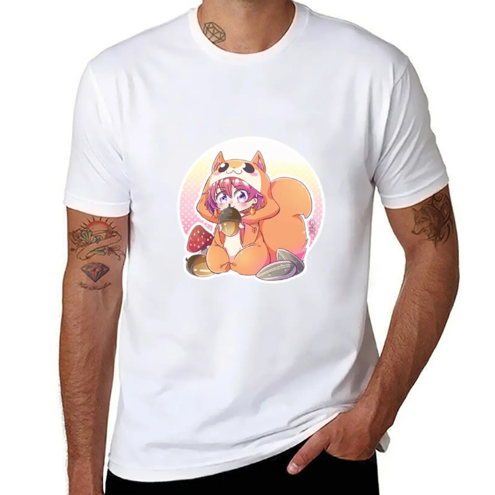 

Ao Kigurumi Yona T-Shirt oversize t-shirts man anime summer tops gifts for boyfriend men t shirts