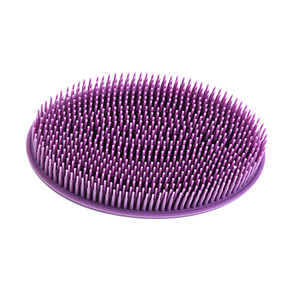 Exfoliating Silicone Soft Brush Baby Shower Training Brush Non-slip Massage Scrubber Bath Tool