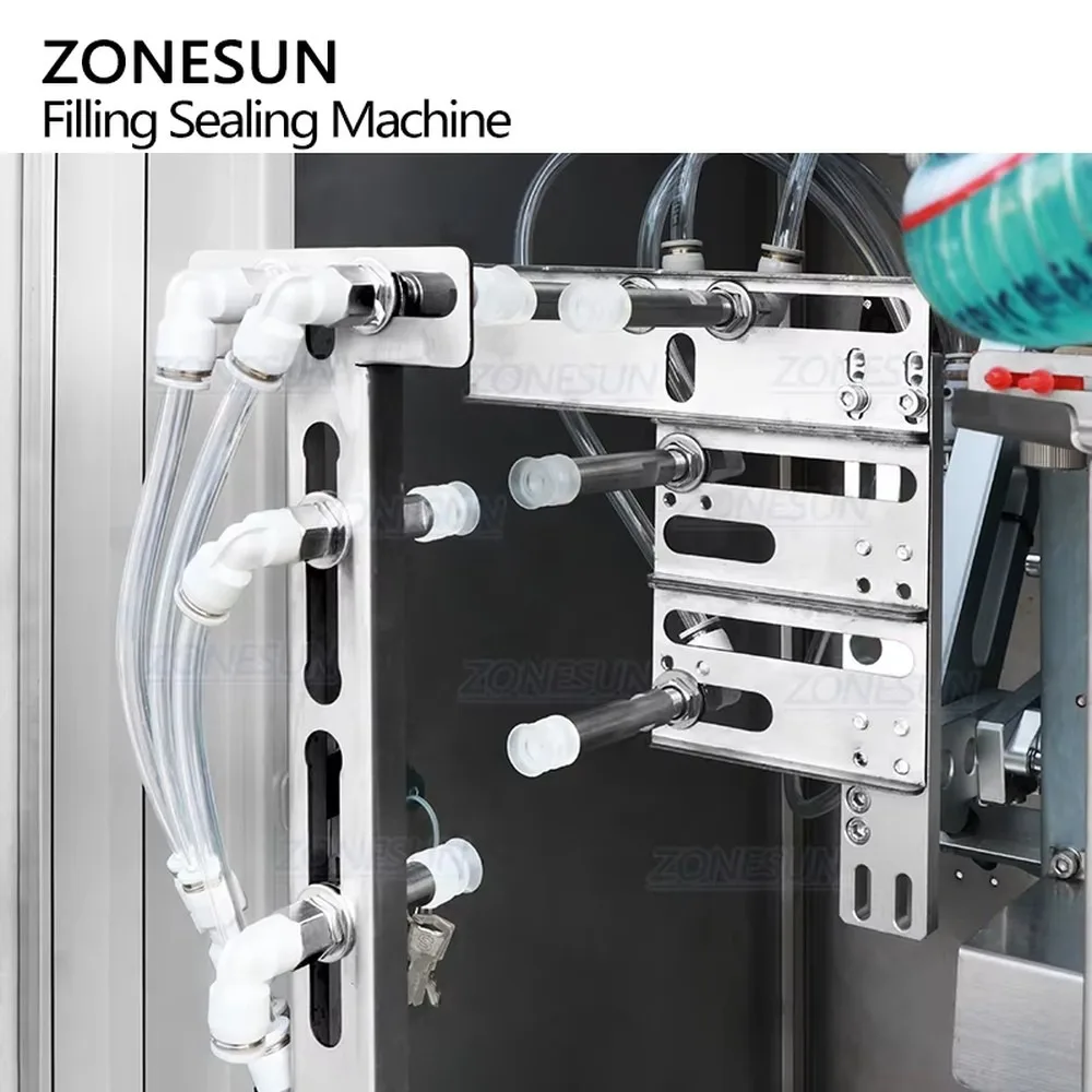 ZONESUN ZS-FSGT1 Full Automatic Liquid Paste Doypack Premade Pouch Filling Sealing Machine For Food Cosmetic