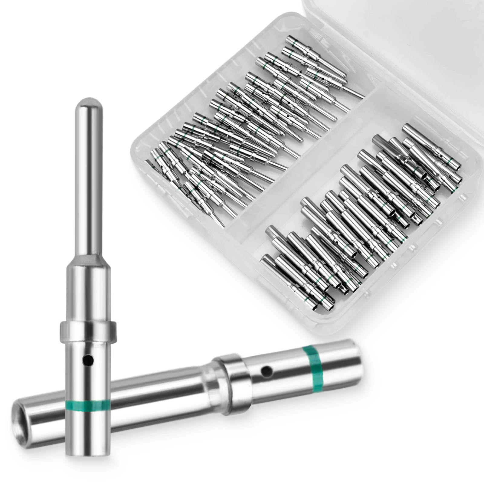 JRready Deutsch DT Contact Kit 16# Solid Contacts Male 0460-215-16141 Female 0462-209-16141 Wre14 (100 Pair)