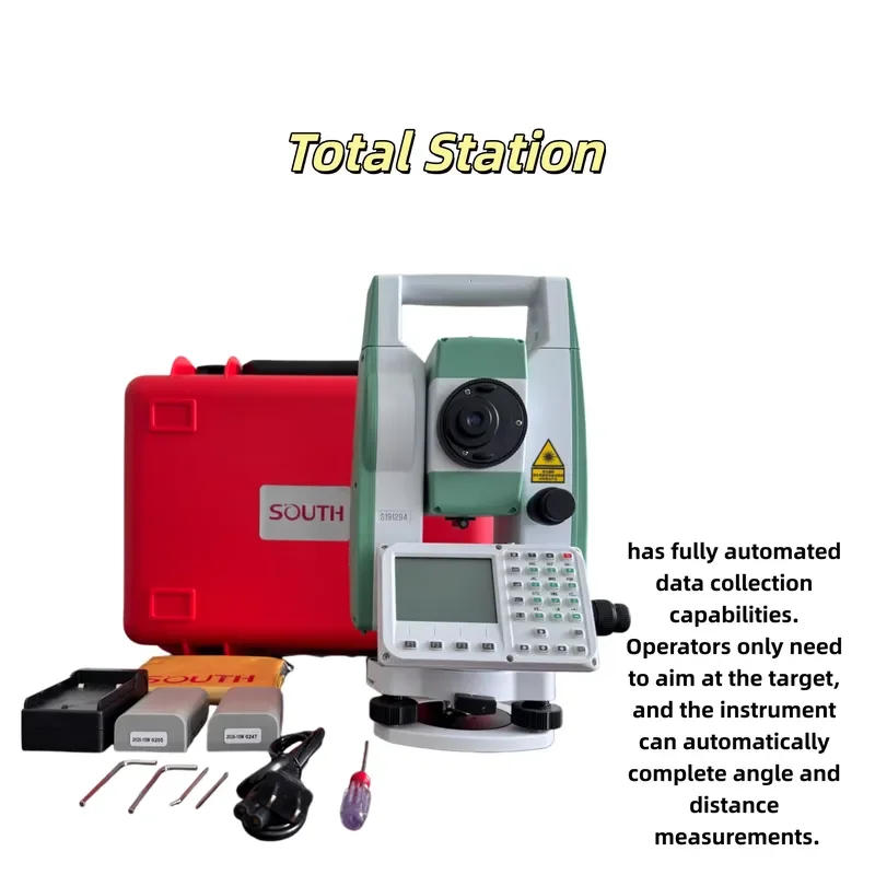 Surveying Total Station High Bright Display IP55 Waterproof Surveying Inspection Equipment