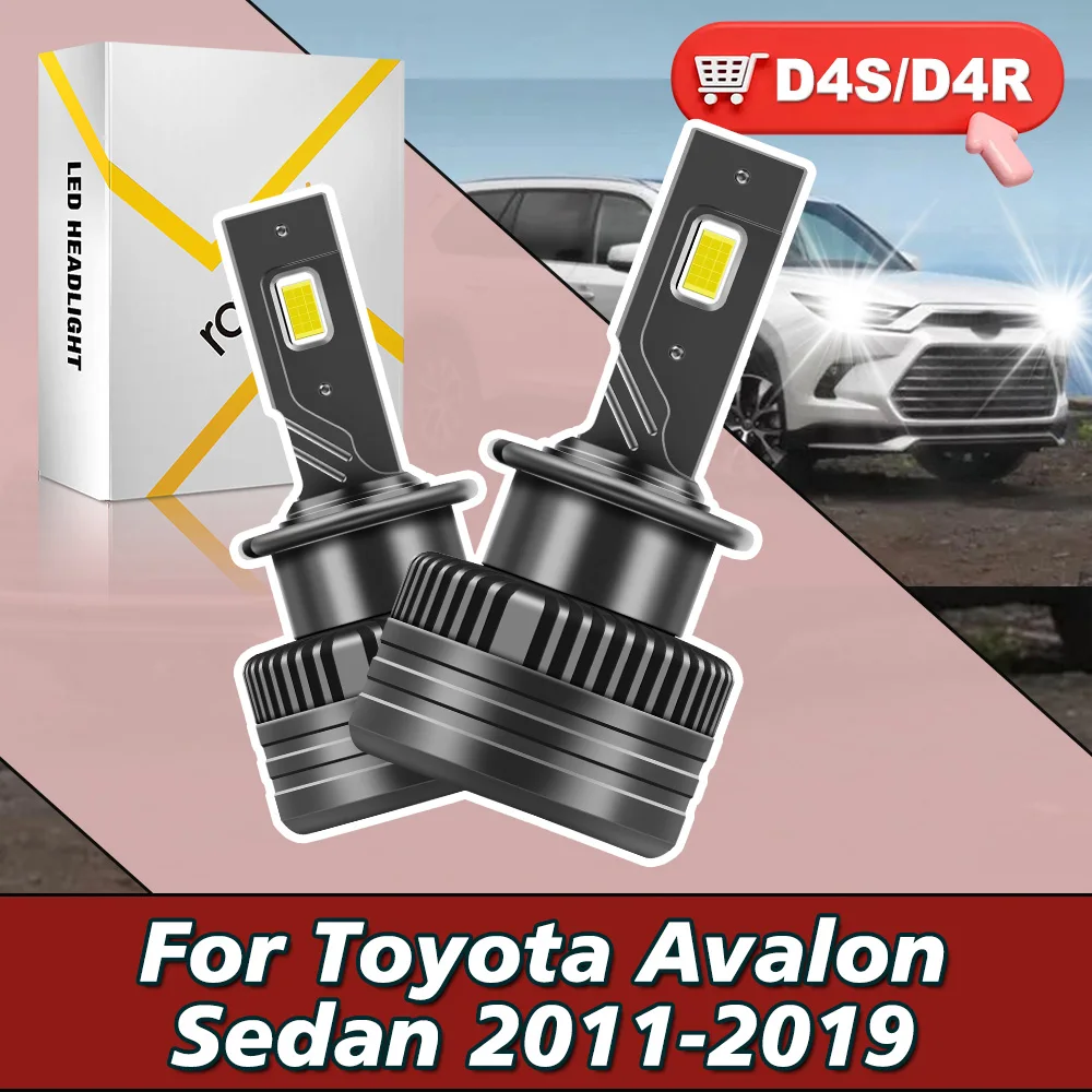 

D4S Canbus LED Headlight HID Original Car Bulbs 1:1 Designed For Toyota Avalon Sedan 2011-2019 Lights Bulbs Plug&Play