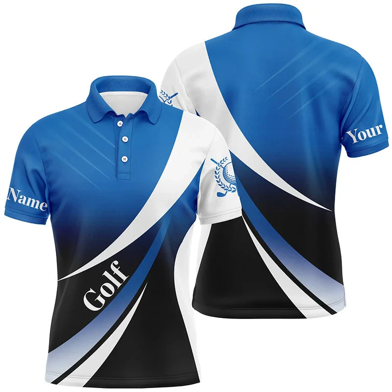 Casual Golf Graphic Polo Shirt Summer Fashion Short Sleeve Custom Name Team Name 3D Printed Polo Tees Loose Sports T Shirts Tops