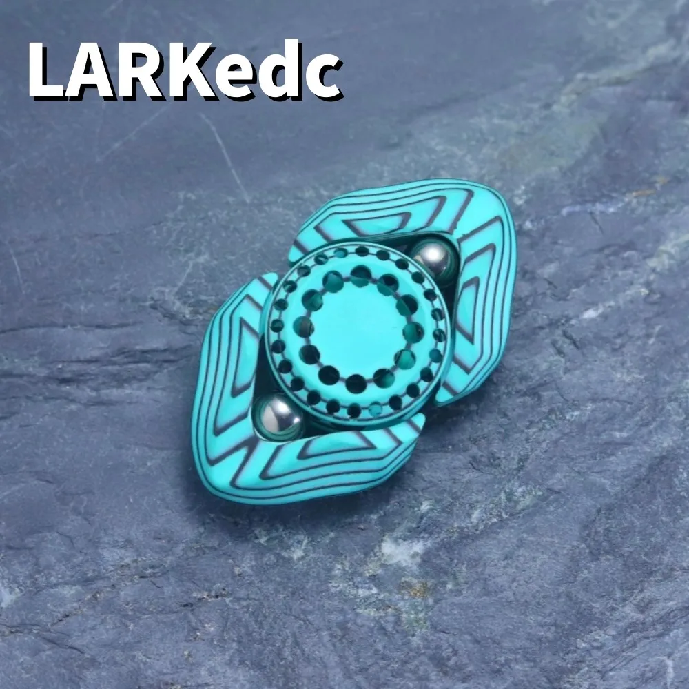 LARKedc Samsara Fidget Spinner Handling Feel Three-Bladed Fidget Spinner Anxiety Relief Gadgets Gyro Stress Relief Toy