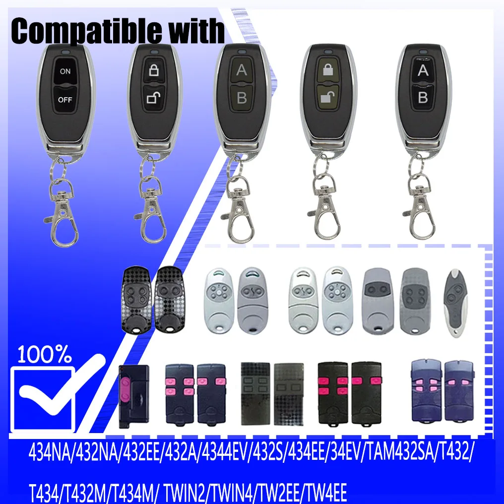 433MHz wireless remote control switchsuitable for electric gate, telescopic door, garage door remote transmitter remote