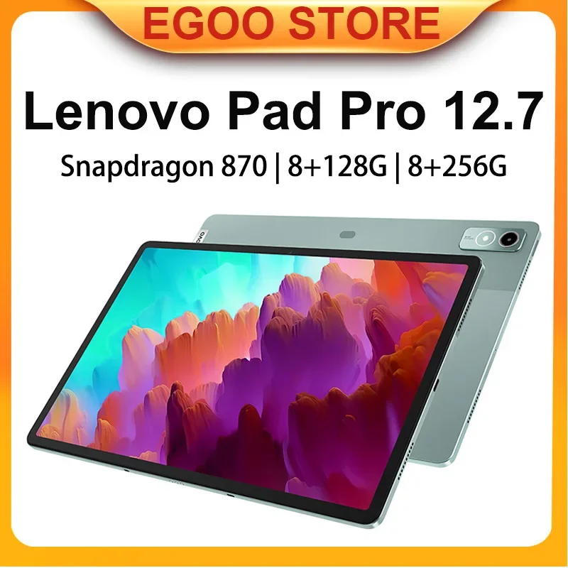 

New Product Original Lenovo Xiaoxin Pad Pro 12.7 2023 Snapdragon 870 2944×1840 144Hz 8G+128G/256G 10200mAh Face Recognition