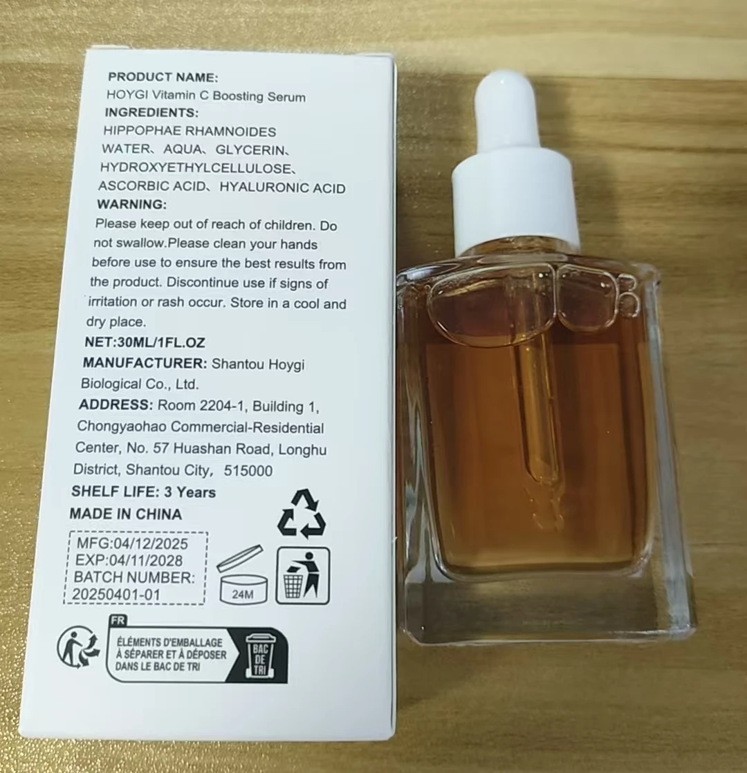 Siero potenziante alla vitamina C con olivello spinoso al 63% - Siero viso schiarente e antietà per una pelle radiosa