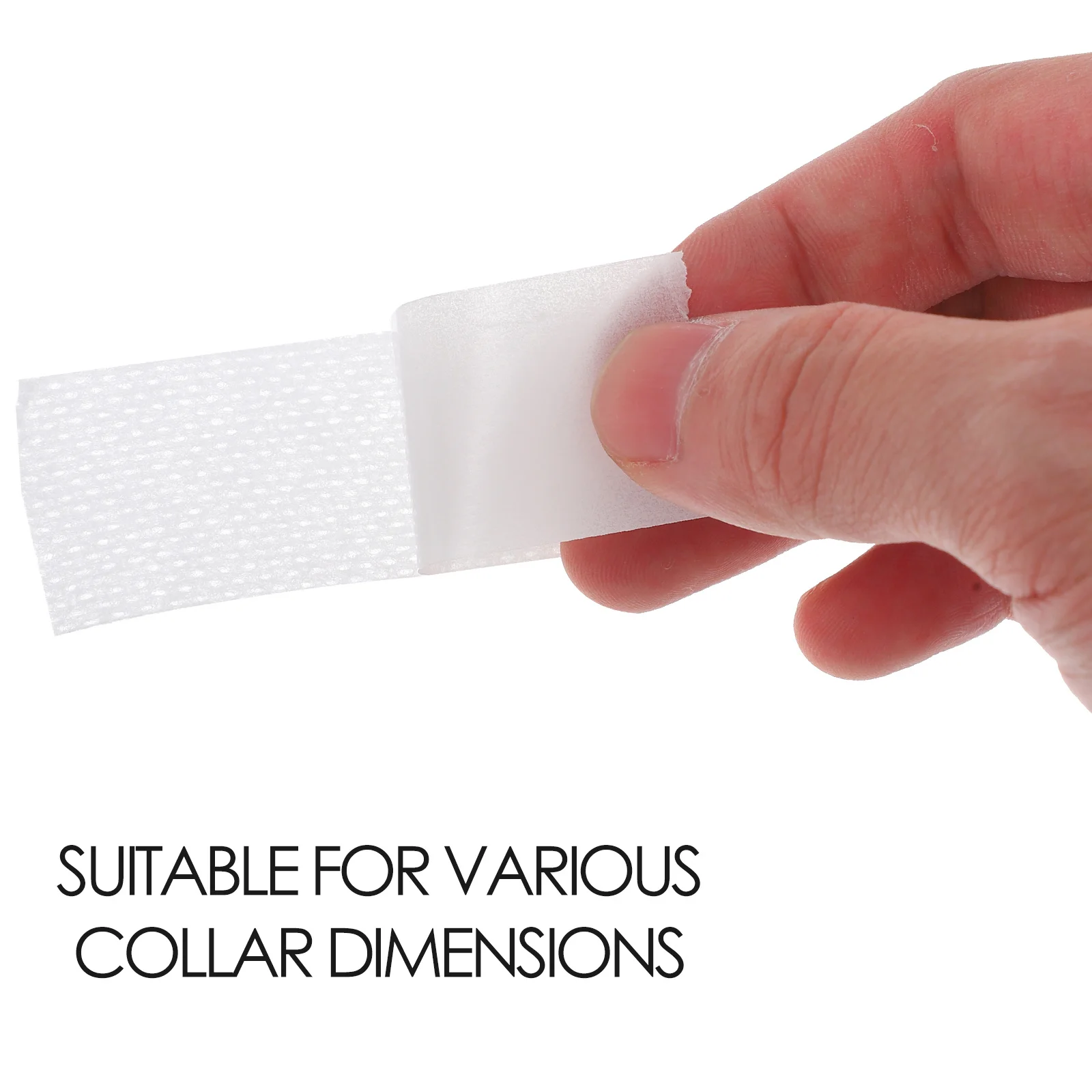 5 Rolls Self-Adhesive Collar Sweat Protectors Invisible Absorbent Sweat Pads for Men Shirt Neck Guards Keep Collars Clean Dry