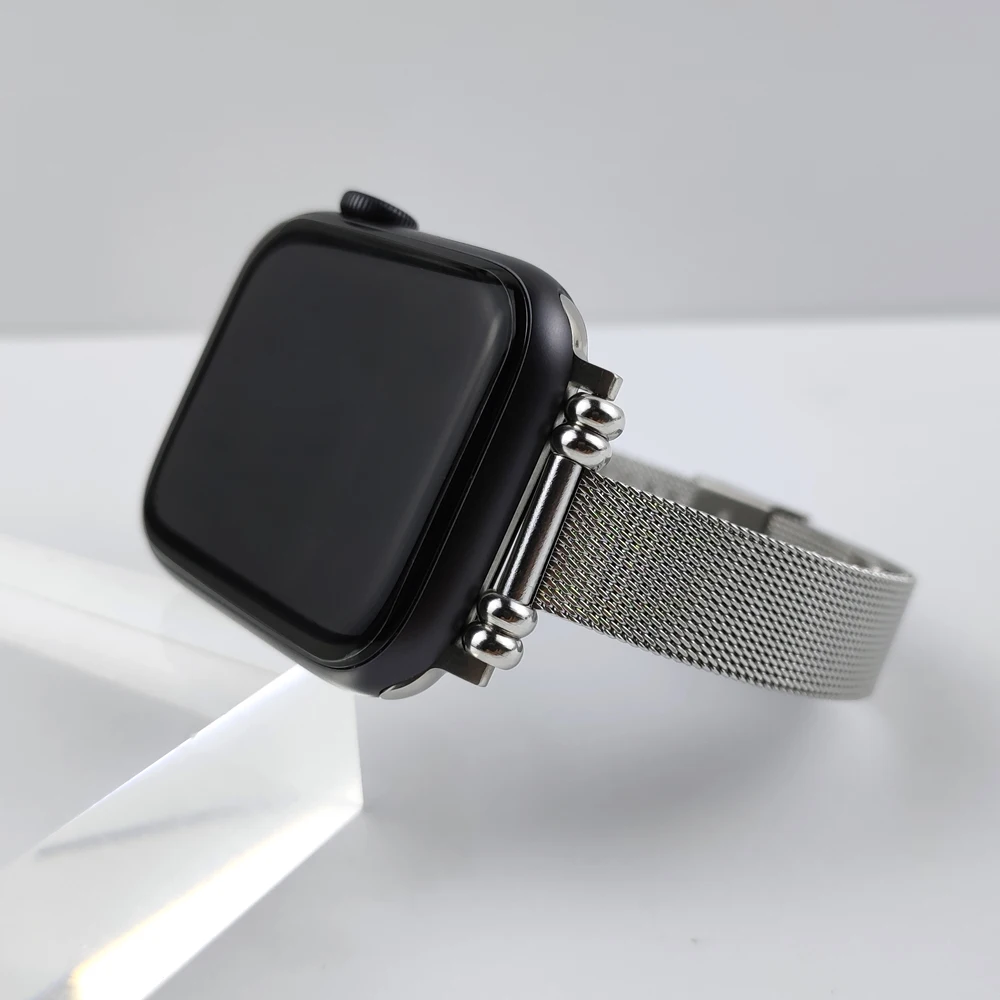 For apple watch strap 40mm 41mm 44mm 45mm 49mm series 6 5 7 8 9 ultra 2 women band for iwatch SE 38mm 42mm bands slim correa