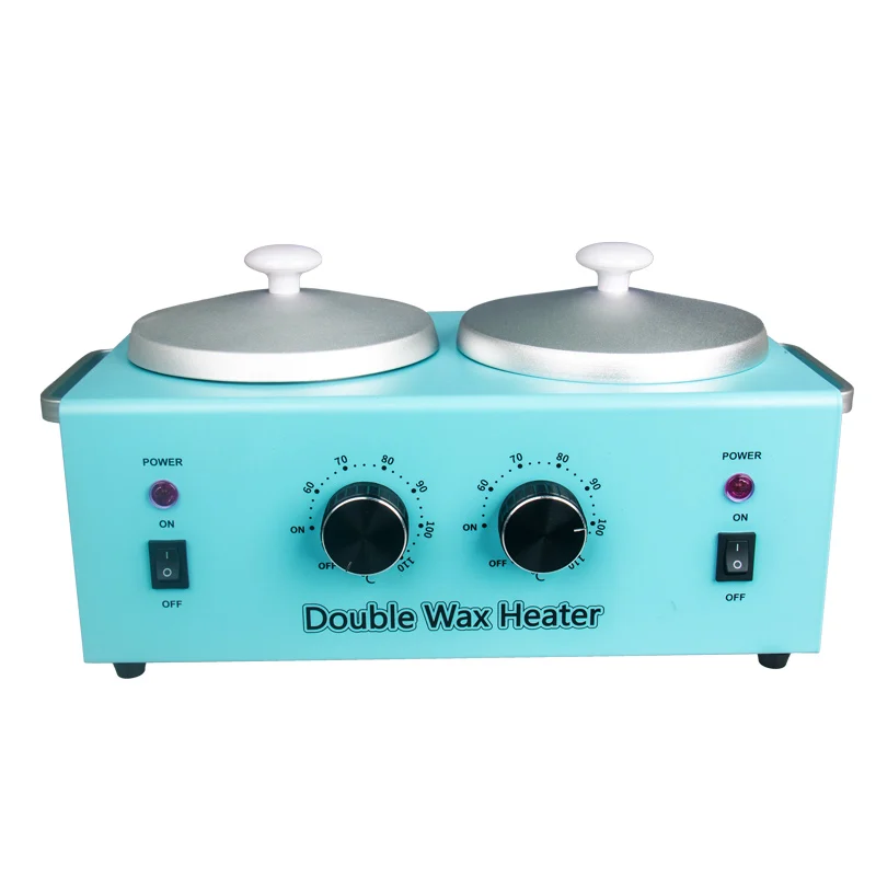 

Double Pot Wax Warmer Professional, Metal Wax Heater with Two Pot Double Wax Heater
