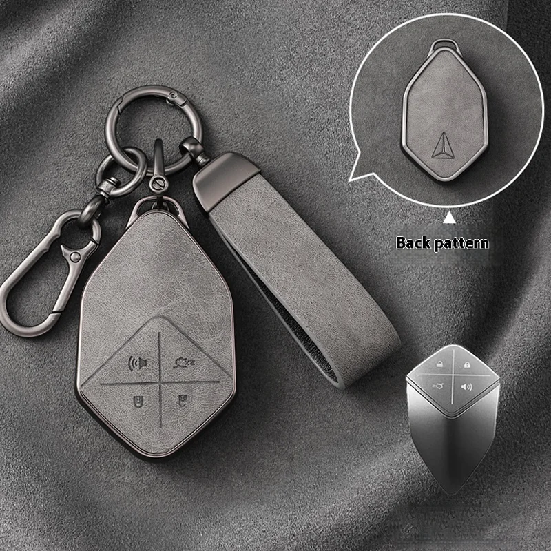 

Full Protection Light Weight for Changan Deepal S7 SL03 2022 2023 4 Button Car Key Case Cover Holder Protector Fob Bag Keychain