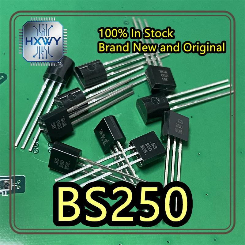 (3/10 pcs)  BS250    SOT-23-3 package  IC chip  Best-selling item  Genuine product  Integrated circuit  Fast dispatch