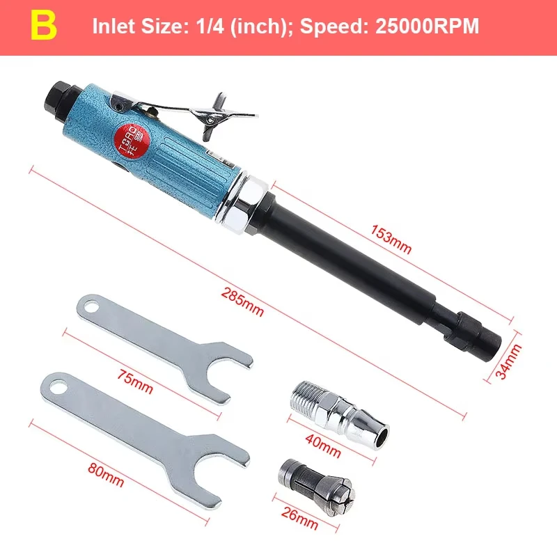 2025 الهوائية مطحنة القالب آلة ضاغط الهواء أداة تجليخ عالية السرعة مطحنة النقش تلميع مجموعة أدوات لإصلاح الإطارات جديد