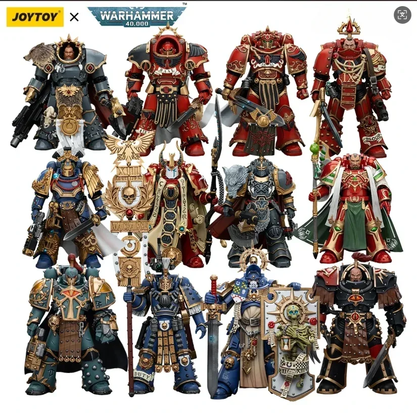 JOYTOY  30K 1/18 Ultramarines Legion Praetor with Power Sword and Volkite Serpenta Model Anime Figure Model Toy