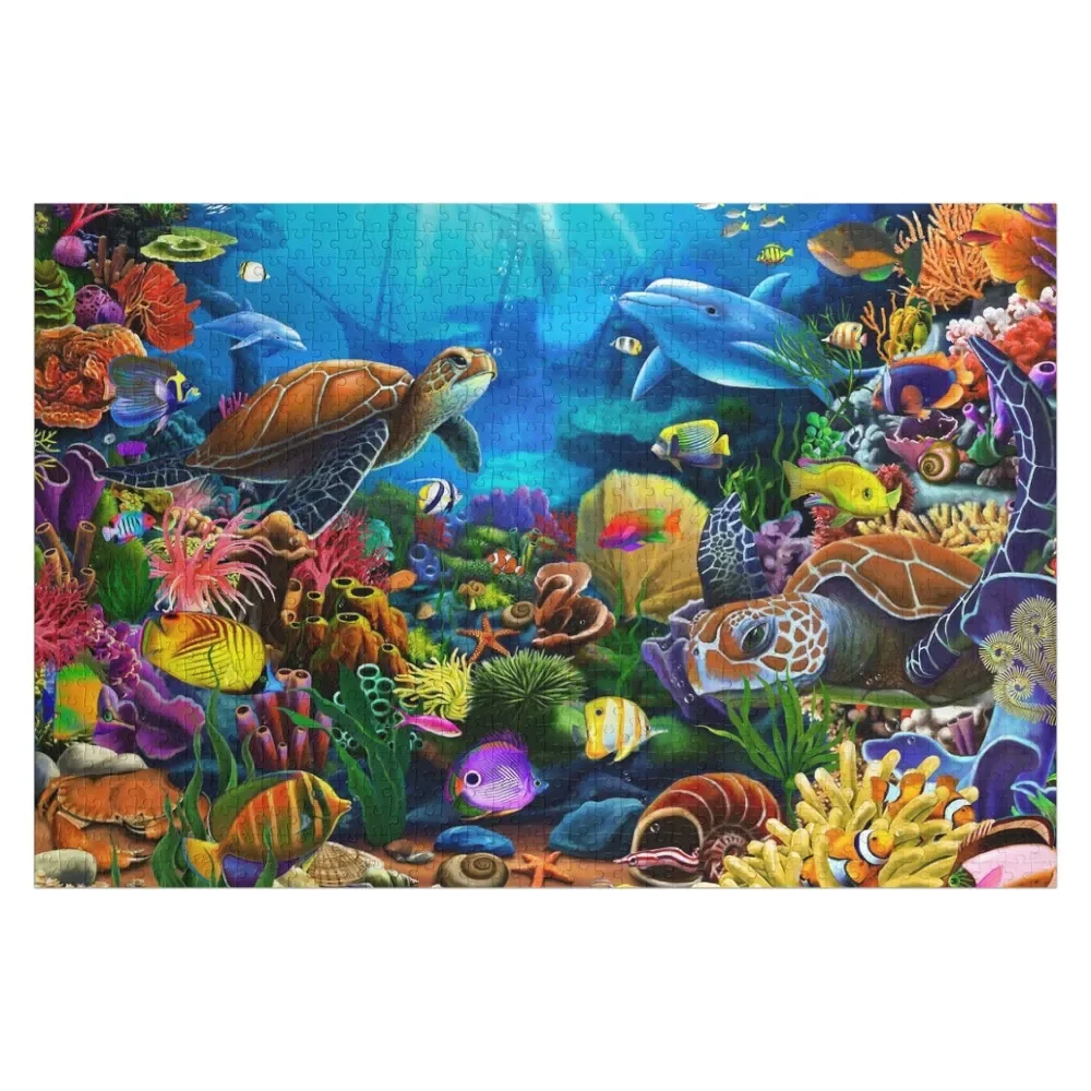 

The Sea of Beauty Jigsaw Puzzle Jigsaw Custom Novel Toys For Children 2022 Wooden Decor Paintings Puzzle