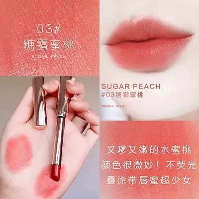 Matte velvet lipstick bean soup color non fading non stick cup lipstick waterproof