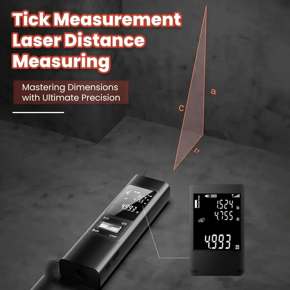 크로스 더블 레이저 거리 계량기, 디지털 레이저 거리 측정기, 각도 레이저 테이프 측정, 건설 도구