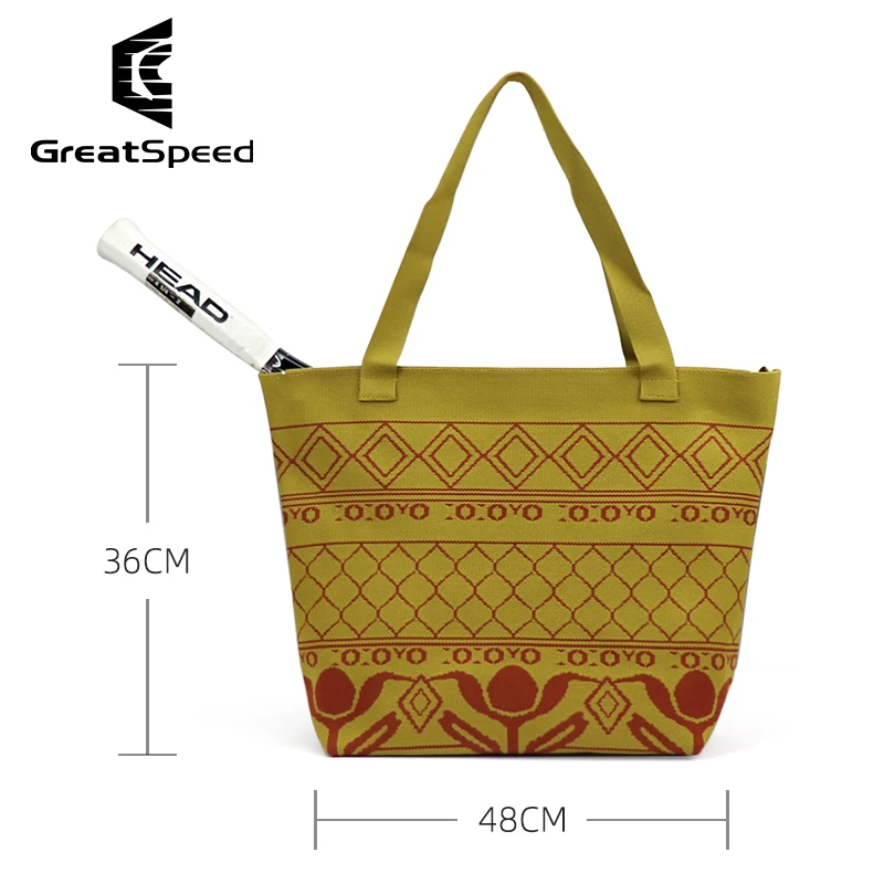 2025 Girls Women Fashion Tennis Racquet Bag Squash Padel Pickleball Badminton Tennis Tote Bags High Quality Adult Tennis Handbag