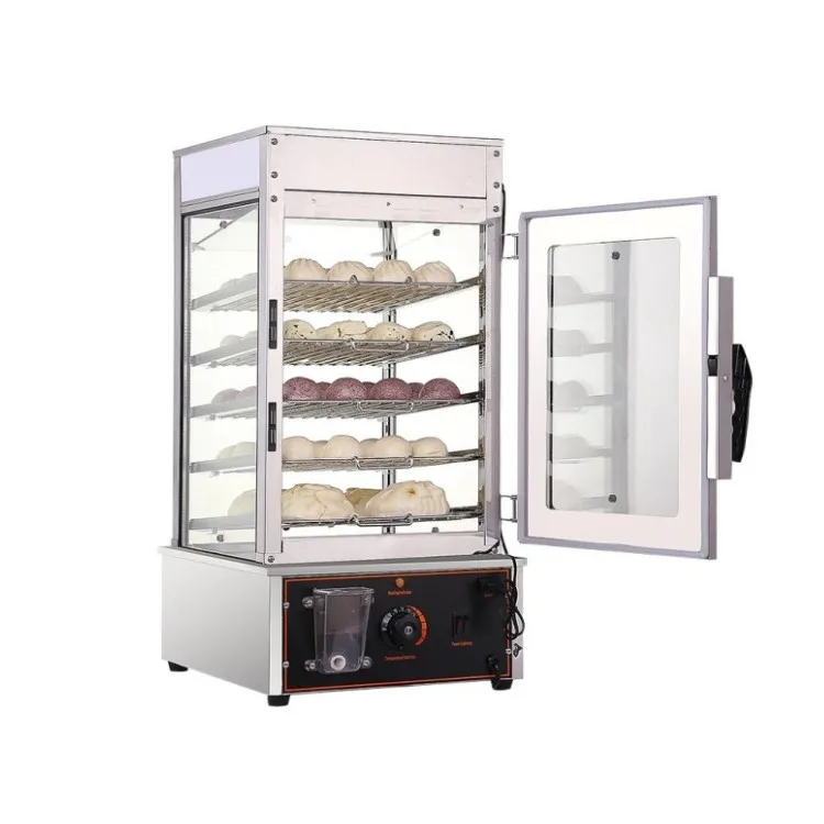 Vaporiera commerciale in acciaio resistente per vaporiera per disinfezione di asciugamani per panini