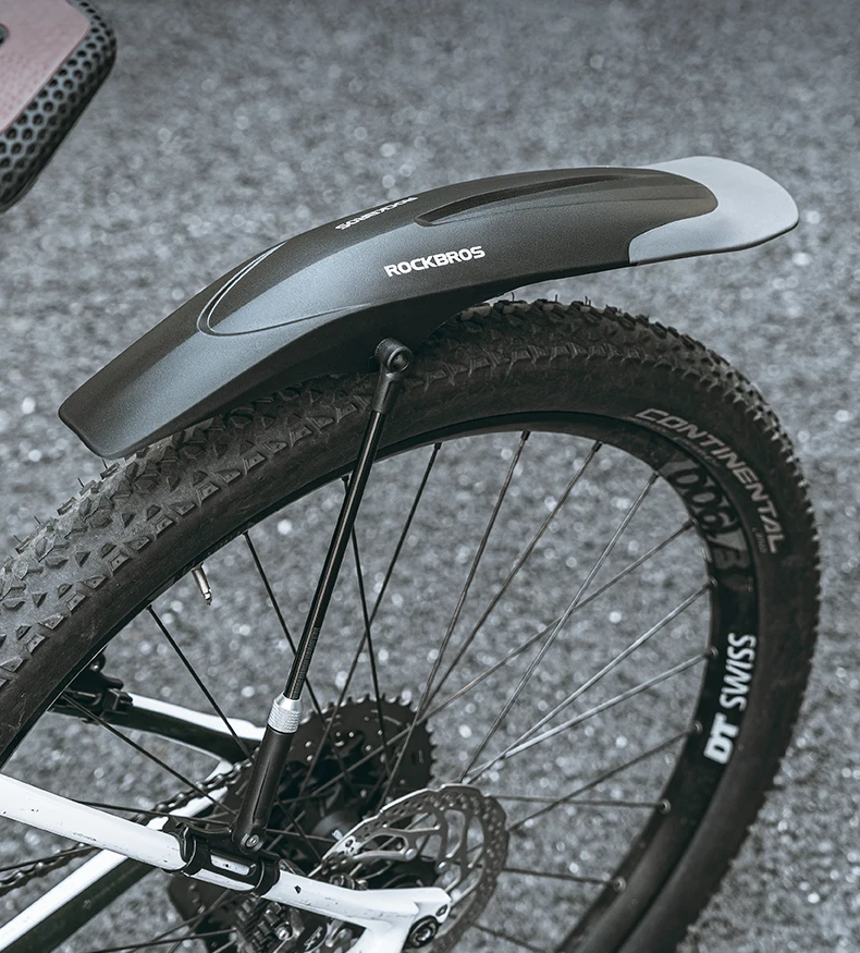 ROCKBROS Mountainbike-Schutzblech, verbreitert, mit Schnellverschluss, 26-29 Zoll, langlebig, innovative Montage, Fahrradzubehör – Detail 8