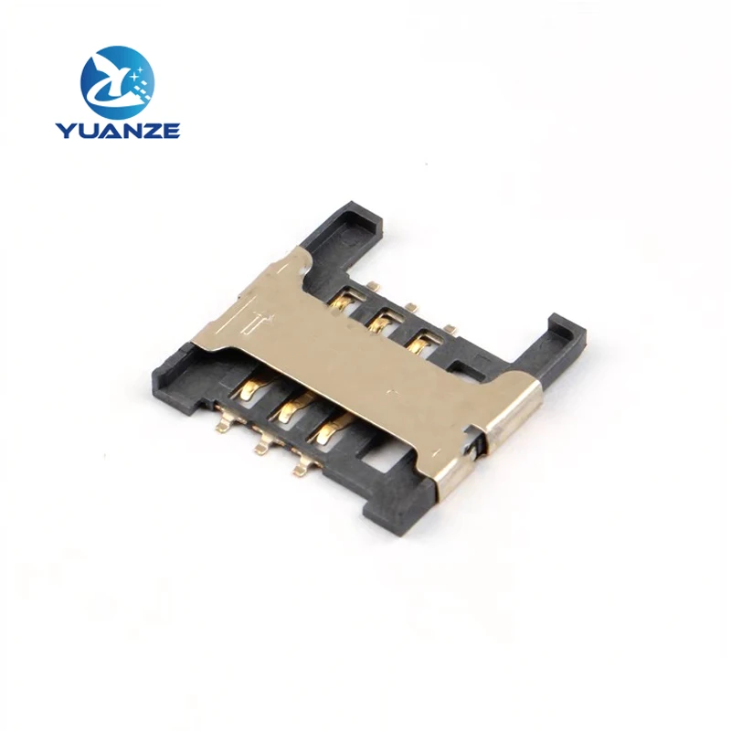 5 pieces of plug-in Nano-SIM card holder 6P Micro card holder Mobile phone card slot Pull-out Nano-SIM small card